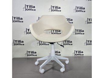 Monaco Çalışma Kesim Çocuk Koltuğu Beyaz Ayak Krem